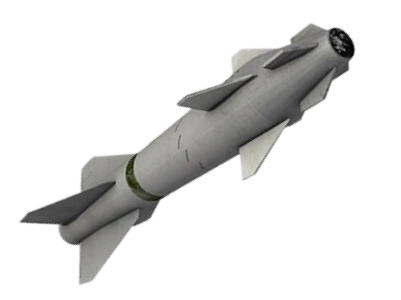 KH-29L AIR-TO-SURFACE MISSILE WITH LASER ACTIVE RADAR FOR SU-25